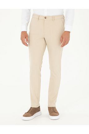 شلوار بژ مردانه الاستین Pierre Cardin - کد 833220057