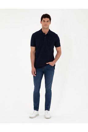 شلوار جین آبی مردانه پاچه تنگ Pierre Cardin - کد 833153579