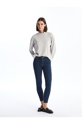 شلوار جین آبی زنانه پاچه تنگ LC Waikiki - کد 858175669