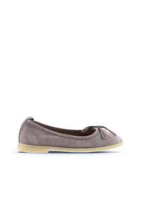 بابت قهوه ای زنانه چرم خالص Bueno Shoes - کد 310873500