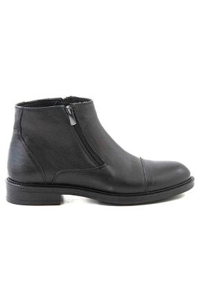بوت / نیم بوت مشکی مردانه چرم خالص BAGSSHOES - کد 795843815