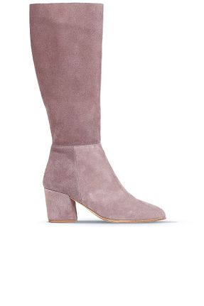 چکمه صورتی زنانه چرم خالص Bueno Shoes - کد 66862284