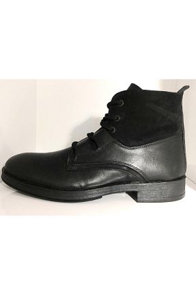 بوت / نیم بوت مشکی مردانه چرم خالص BAGSSHOES - کد 795843777