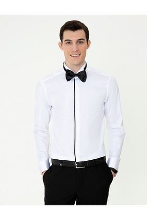پیراهن سفید مردانه اسلیم فیت Pierre Cardin - کد 829276059