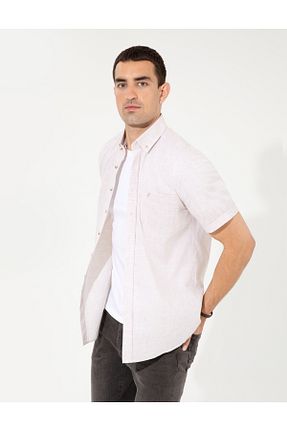 پیراهن بژ مردانه رگولار Pierre Cardin - کد 829238218