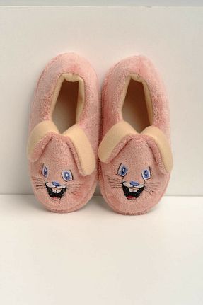 پاندوف صورتی بچه گانه پارچه ای Ekol Ayakkabi - کد 133784203