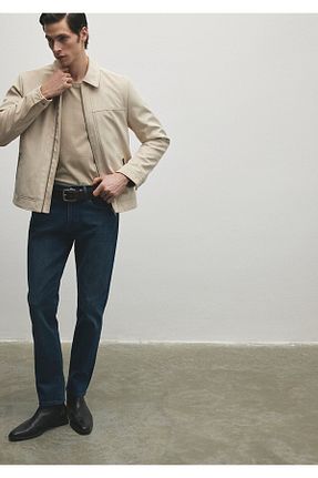شلوار جین آبی مردانه پاچه تنگ Mavi - کد 445191981