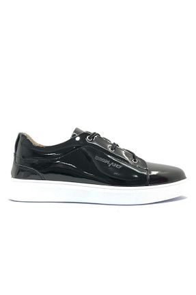 کفش کژوال مشکی مردانه چرم خالص Kids Club Shoes - کد 830283202