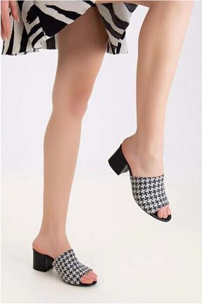 دمپائی مشکی زنانه چرم مصنوعی Kids Club Shoes - کد 809245877