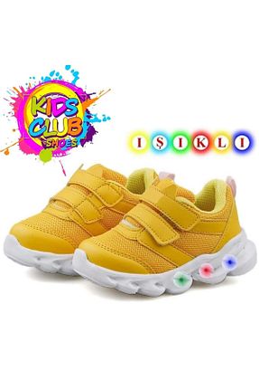 کفش پیاده روی زرد بچه گانه پارچه ای KOCAMANLAR - کد 693384780