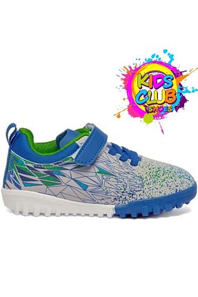 کفش فوتبال چمنی طوسی بچه گانه Kids Club Shoes - کد 828854767