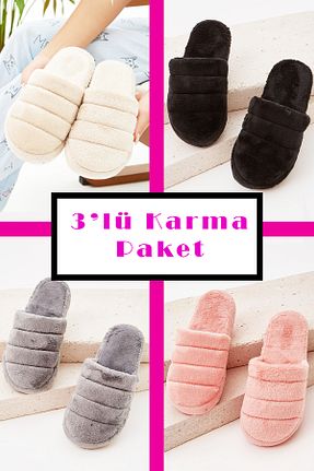 دمپائی خانگی قرمز زنانه پاشنه کوتاه (1 - 4 سانتی متر) diya shoes - کد 853466750