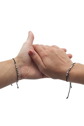 دستبند جواهر مشکی زنانه سنگ طبیعی Feans - کد 85883381