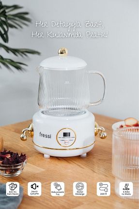 آب جوش و کتری سفید 2000 W ve altı Fressi - کد 800408986