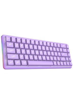 کیبورد گیمر بنفش Rampage - کد 752969464