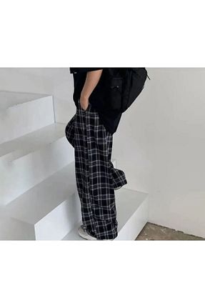 شلوار کرمگن مشکی زنانه اورسایز RE7EDİ - کد 858359916