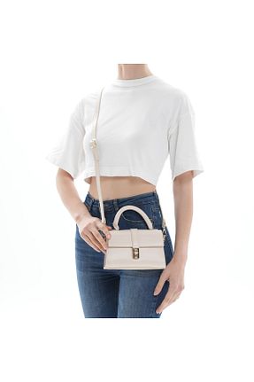 کیف پورتفوی و کلاچ سفید زنانه چرم مصنوعی GİftBags - کد 824733395