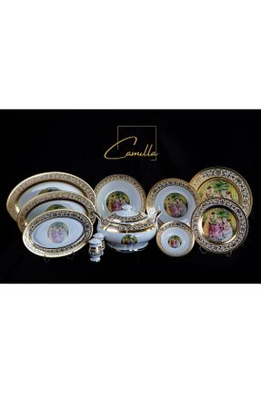 سرویس غذاخوری سفید 12 نفره Camilla - کد 782885056