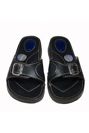 دمپائی مشکی زنانه چرم مصنوعی Comfort Style - کد 42645121