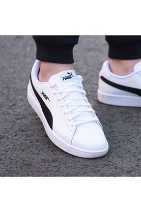 کفش اسنیکر سفید مردانه چرم اصل Puma - کد 858468511