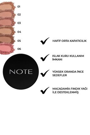 رژگونه متالیک Işıltılı Note Cosmetics - کد 761923434