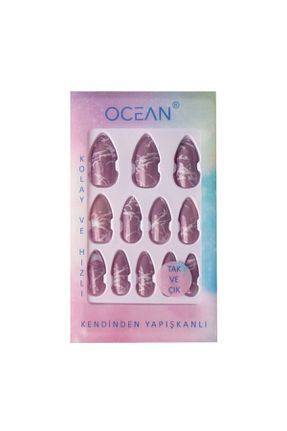 ناخن مصنوعی و اکسسوری بنفش Ocean - کد 224782050