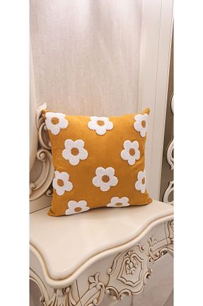 کوسن و روکش کوسن زرد کتان REN Tekstil - کد 832465456