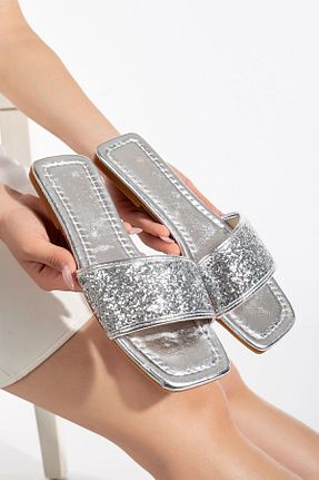 دمپائی زنانه چرم مصنوعی PLN SHOES - کد 809252525