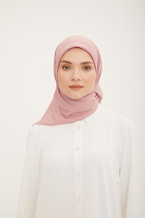 روسری صورتی پنبه پلی استر Armine - کد 811061047