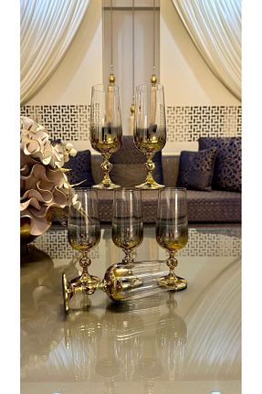 لیوان طلائی شیشه Bohemia - کد 827054888