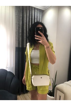 ست بالاتنه و پائین تنه سبز زنانه بافتنی La Cartera Collection - کد 855393332