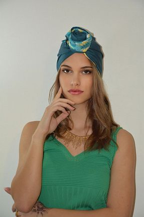 کلاه شنای حجاب آبی زنانه GENNA - کد 786681333