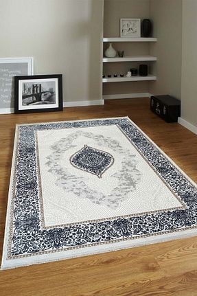 فرش آبی آنتی آلرژی ünalcarpet - کد 856357262