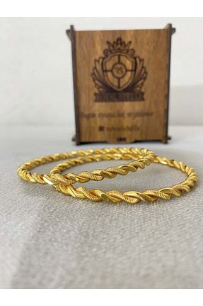 دستبند جواهر طلائی زنانه روکش طلا RoyalSteels - کد 220062527