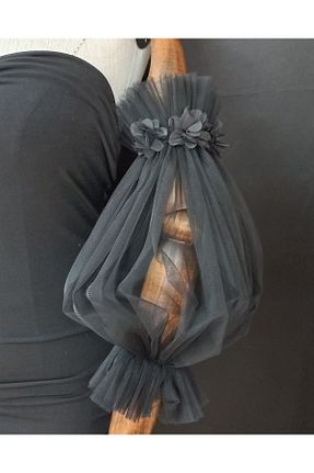 دستکش مشکی زنانه پلی استر es moda shop - کد 739987334