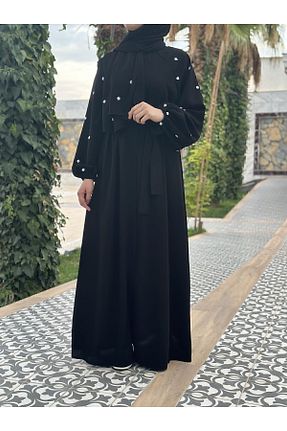 کلاه و ابایا مشکی زنانه پنبه پلی استر destan tekstil - کد 772321366