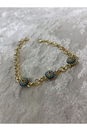 دستبند جواهر طلائی زنانه زیرکن Passionis Jewelry - کد 790895016