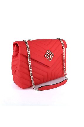 کیف دستی قرمز زنانه ابعاد کوچک Lamberti - کد 288237784