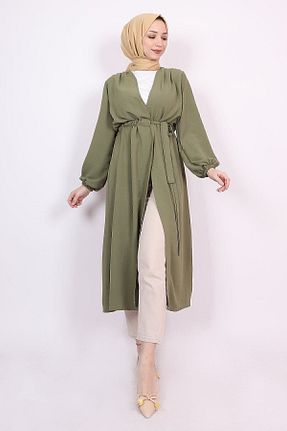 کلاه و ابایا خاکی زنانه پنبه ای ENDERON - کد 95294385