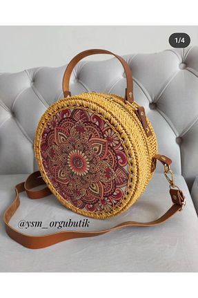 اکسسوری کیف قهوه ای زنانه NAZENİN HOBİ AKSESUAR - کد 778897805