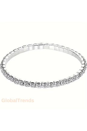 دستبند نقره زنانه 925 عیار GlobalTrends - کد 857595566