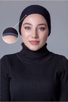 کلاه شنای حجاب مشکی زنانه nanak - کد 319251340