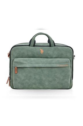 کیف لپ تاپ و مدارک سبز زنانه U.S. Polo Assn. - کد 858342473