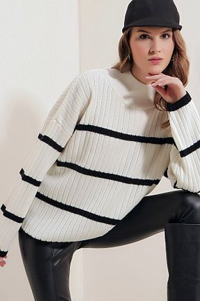 پلیور سفید زنانه اورسایز CoolLook - کد 858473673
