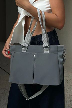 کیف دستی طوسی زنانه ابعاد بزرگ Lifonbag - کد 858484358