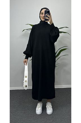 لباس مشکی زنانه بافتنی bybaharoz - کد 858494300