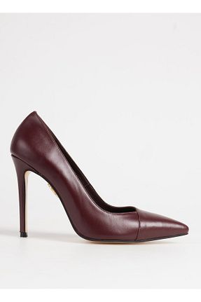 کفش پاشنه بلند کلاسیک زرشکی زنانه چرم Vince Camuto - کد 858512995