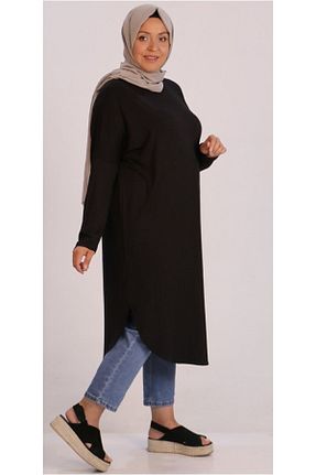 تونیک حجاب مشکی زنانه ویسکون E&N - کد 776108382