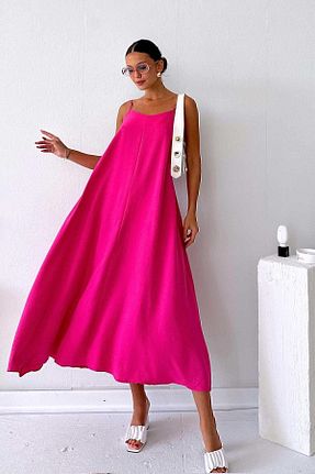 لباس صورتی زنانه ویسکون manana fashion - کد 337843208