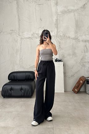 شلوار مشکی زنانه LyocelلیترKarışımlı manana fashion - کد 825939664